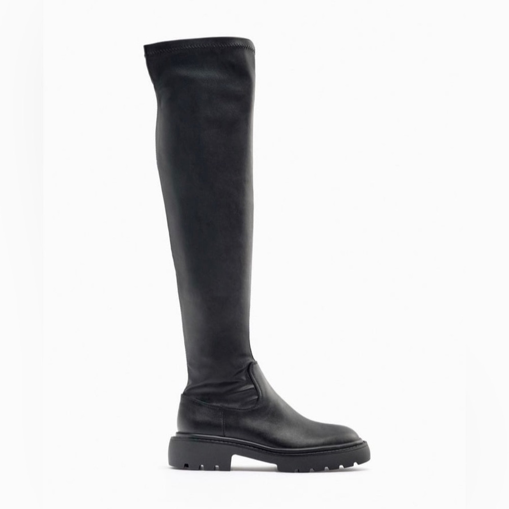 Edgy Over the Knee Boots